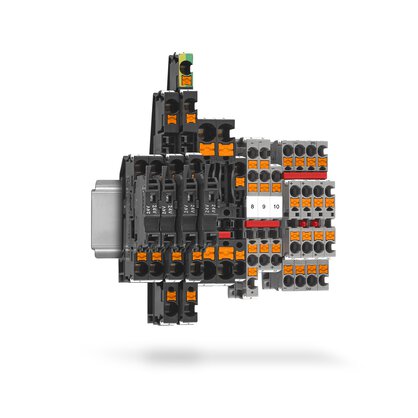 Fuse terminal blocks, component terminal blocks, and diode terminal blocks Fuse terminal blocks, component terminal blocks, and diode terminal blocks