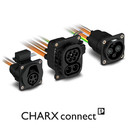Vehicle charging inlets